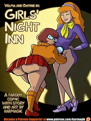 Velma and Daphne in: Girls’ Night Inn- [By Karmagik]
