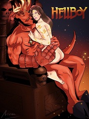 Hellboy- Anung Un Rama and Nora- [By Mike]