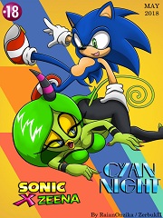 Cyan Night- Sonic The Hedgehog [By RaianOnzika]